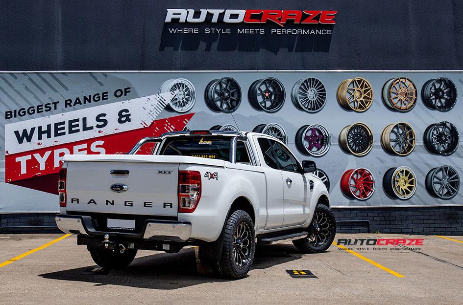 FORD RANGER NEVADA MATTE BLACK MILLED